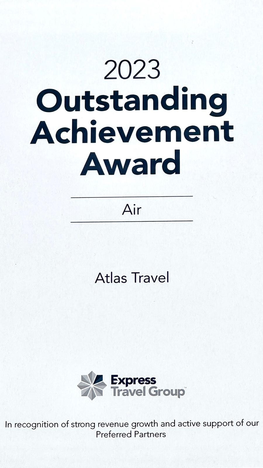 2023 Outstanding Achievement Award